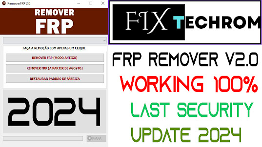 FRP Remover v2.0 | Working 100% | Direct Unlock Last Security Update 2024