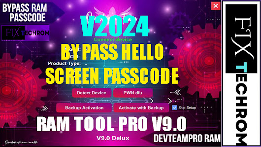 RAM Tool Pro V9.0 [DevTeam] | Bypass Hello Screen Passcode | Support iPads iOS 15x