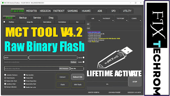 MCT Tool V4.2 | Full Activate Tool | Raw Binary Flash | Protect Repartition | Unlock FRP