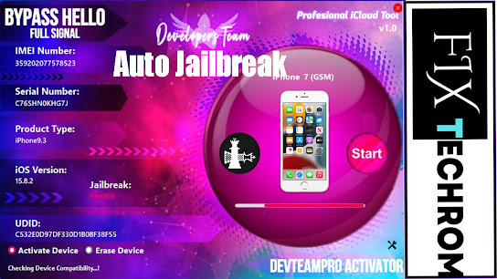 Dev Team PRO Activator 2024 | Powerful Tool For Bypass Hello Screen Password | Auto Jailbreak