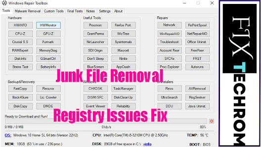 Windows Repair Fix Toolbox v3.0.4 | Junk File Removal/Registry Issues Fix