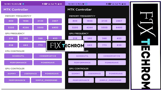 MTK Controller Tool 2025 Adjust Memory And GPU Frequency