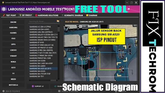 Laroussi Board Tool V1.0 | Schematic Diagram | Free Hardware Solution Tool | Added New Testpoint