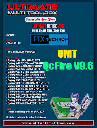 UMT QcFire V9.6 | Restore Security [EFS] | Format UserData/Reset FRP | Reset Mi Account