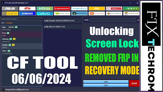 CF Tool 2025 Latest Version Unlocking Screen Lock