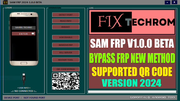 Sam FRP Tool v1.0.0 Beta Supported QR Code 2025