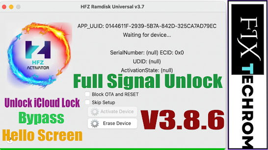 HFZ Ramdisk Universal Tool V3.8.6 Full Signal Unlock 2025