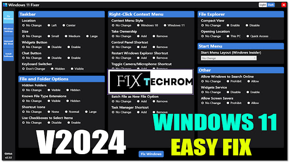 Windows 11 Fixer Tool 2025 Unwanted Application