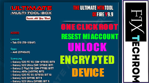 UMT QcFire Tool V9.9 Unlock Encrypted Devices