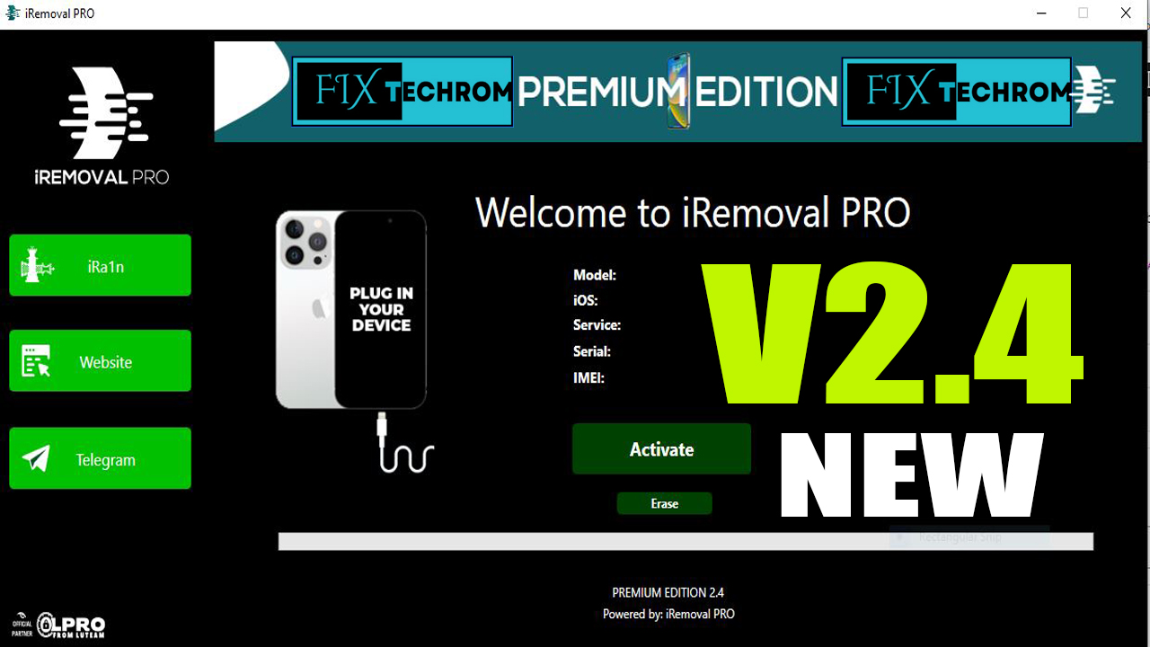 iRemoval Pro Premium Edition V2.4 Bypass With Signal
