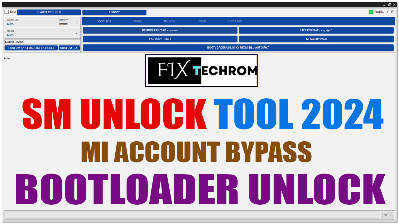 SM Unlock Tool 2025 MI Account Bypass With Bootloader Unlock