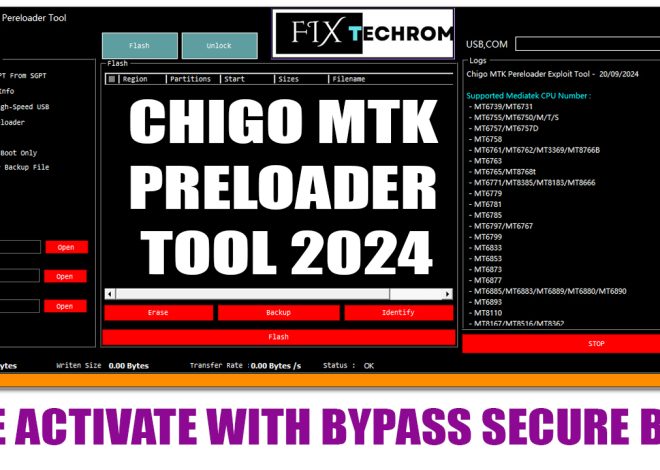 Chigo MTK Preloader Tool 2024 Bypass Secure Boot