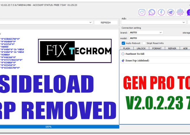 GEN PRO TOOL V2.0.2.237.5 Fastboot to EDL Sideload FRP