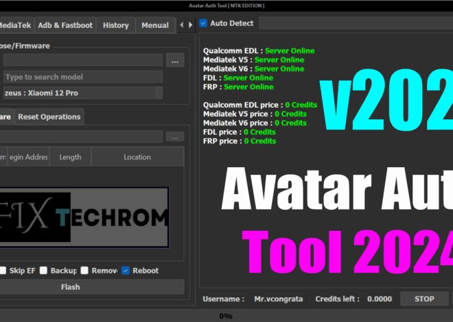 Avatar Auth Tool 2024 [Qualcomm MediaTek Edition] Free Download