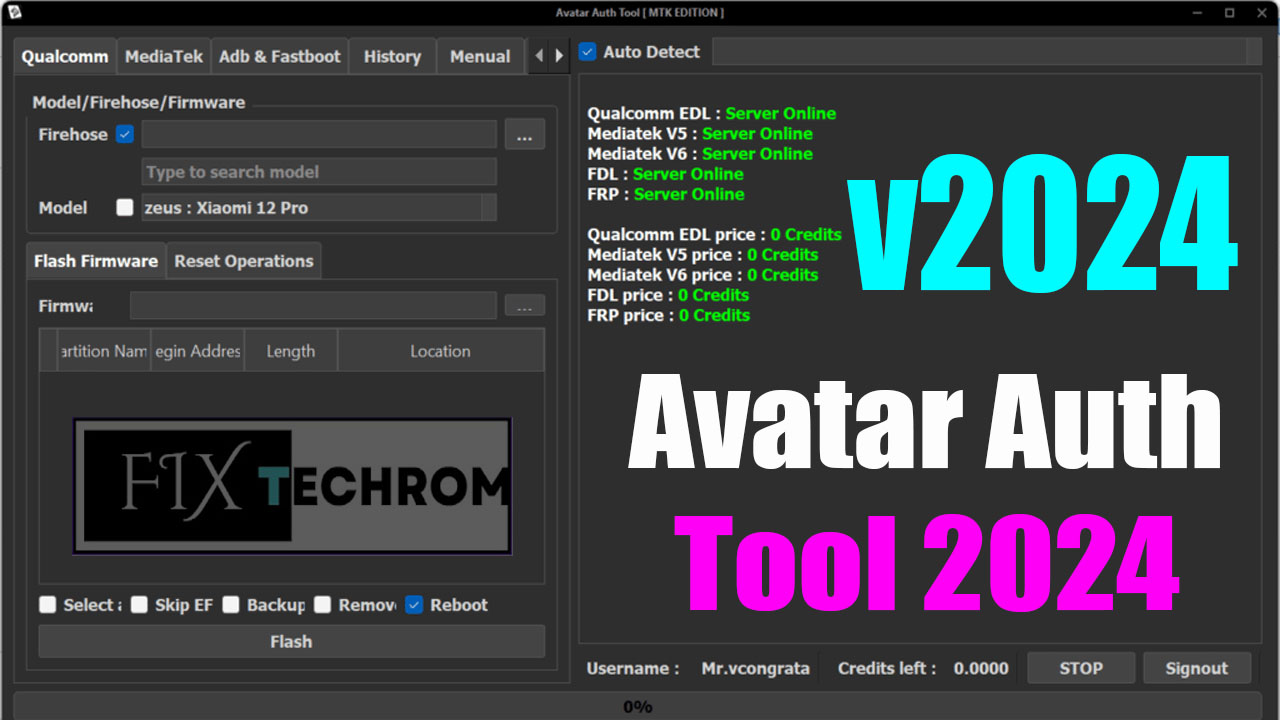 Avatar Auth Tool 2024 [Qualcomm MediaTek Edition] Free Download