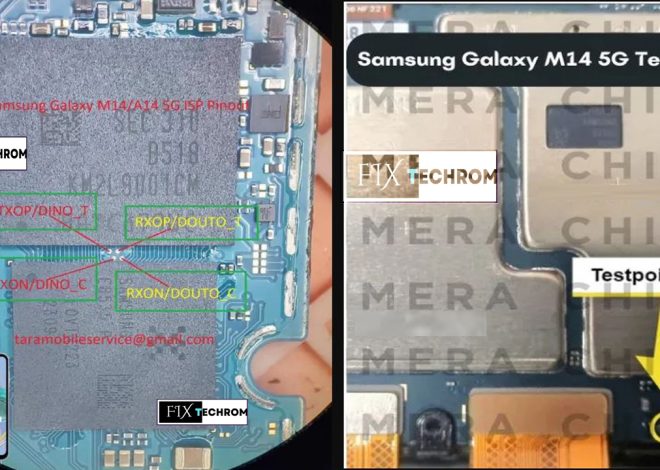 Samsung Galaxy M14 [SM-M146B] | Test Point/UFS ISP PinOUT