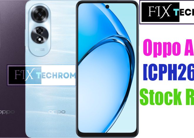 Oppo A60 [CPH2631] Stock Rom | Free Download Official Firmware Flash File