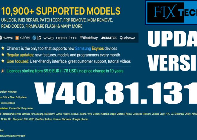 Chimera Tool v40.81.1317 Network Factory Reset Online