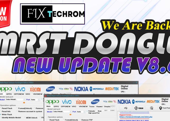 MRST Dongle V8.6 FRP Bypass Without Auth