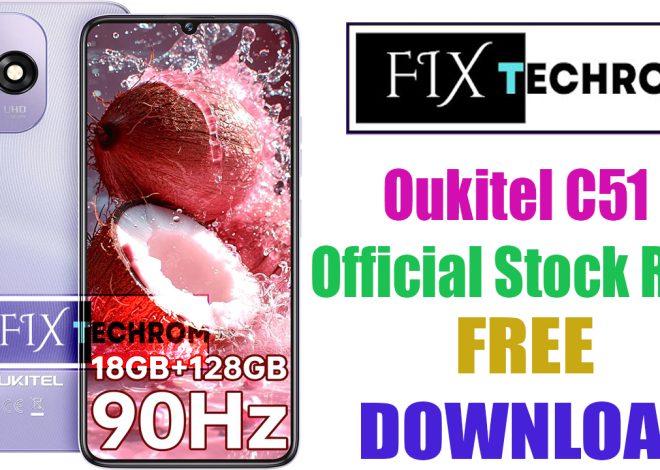 Oukitel C51 Official Stock Rom | Free Download Firmware Flash File