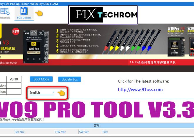 W09 Pro Tool V3.30 | Battery Life Pop Up Tester New Tool 2024