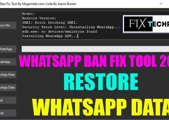 Whatsapp Ban Fix Tool 2024 | Backup And Restore WhatsApp Data