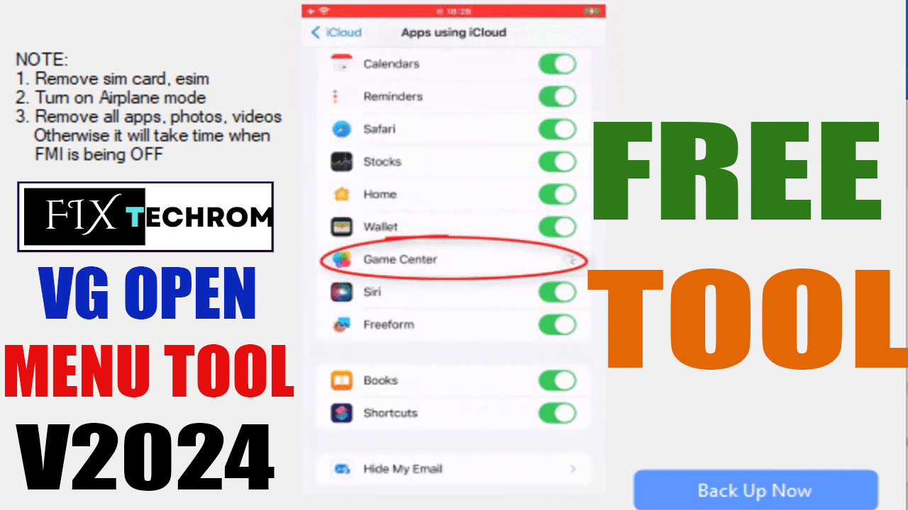 FREE VG Open Menu Tool 2024 New Update Version