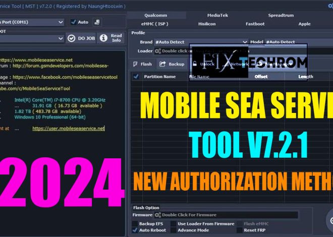 Mobile Sea Service Tool V7.2.1 | Infinix New Authorization Method