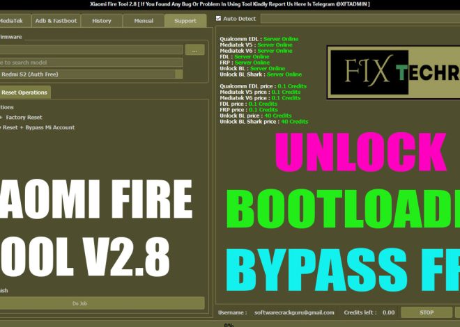 Xiaomi Fire Tool V2.8 Xiaomi Bootloader Unlock Free Download