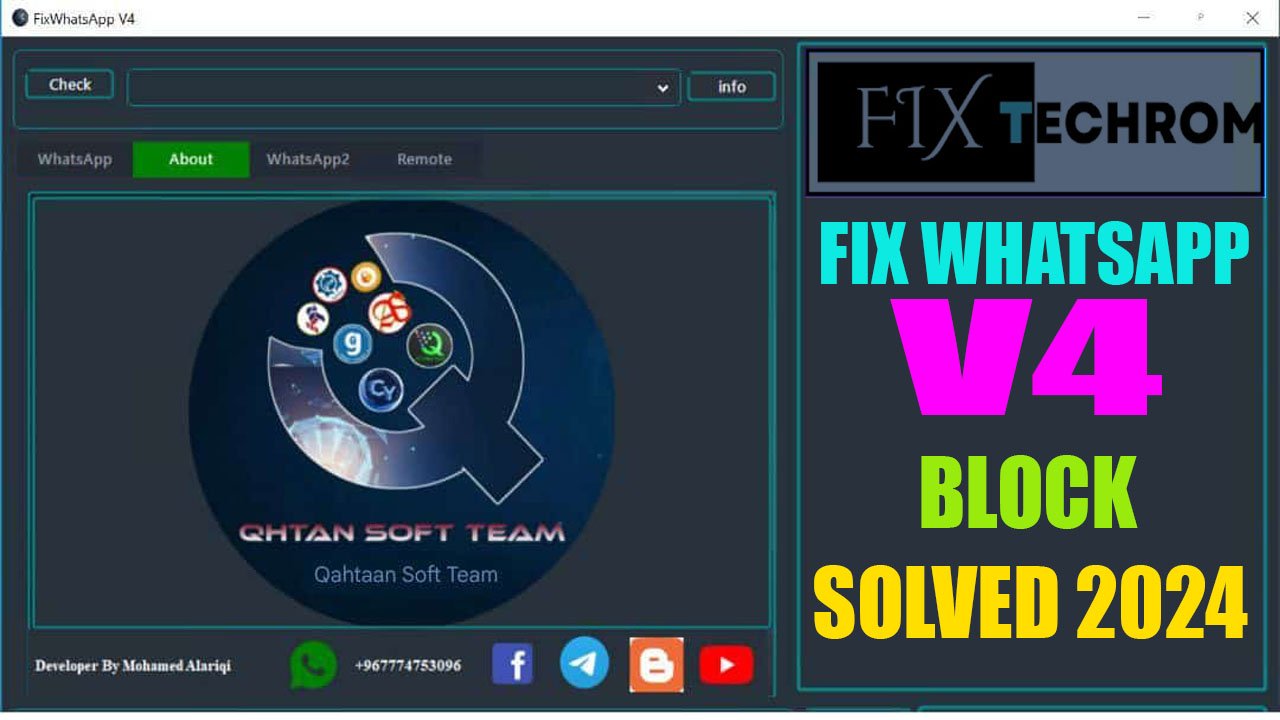 Fix WhatsApp v4 Block Solved 2024 Free Download