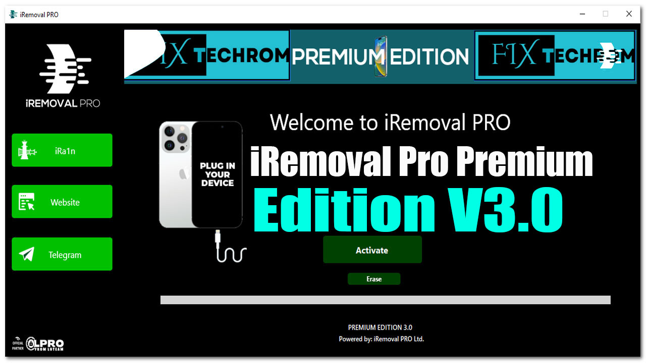 iRemoval Pro Premium Edition V3.0 Apple ID Activate Free Download