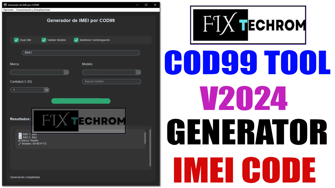 COD99 Tool Generator IMEI 2024 Free Download