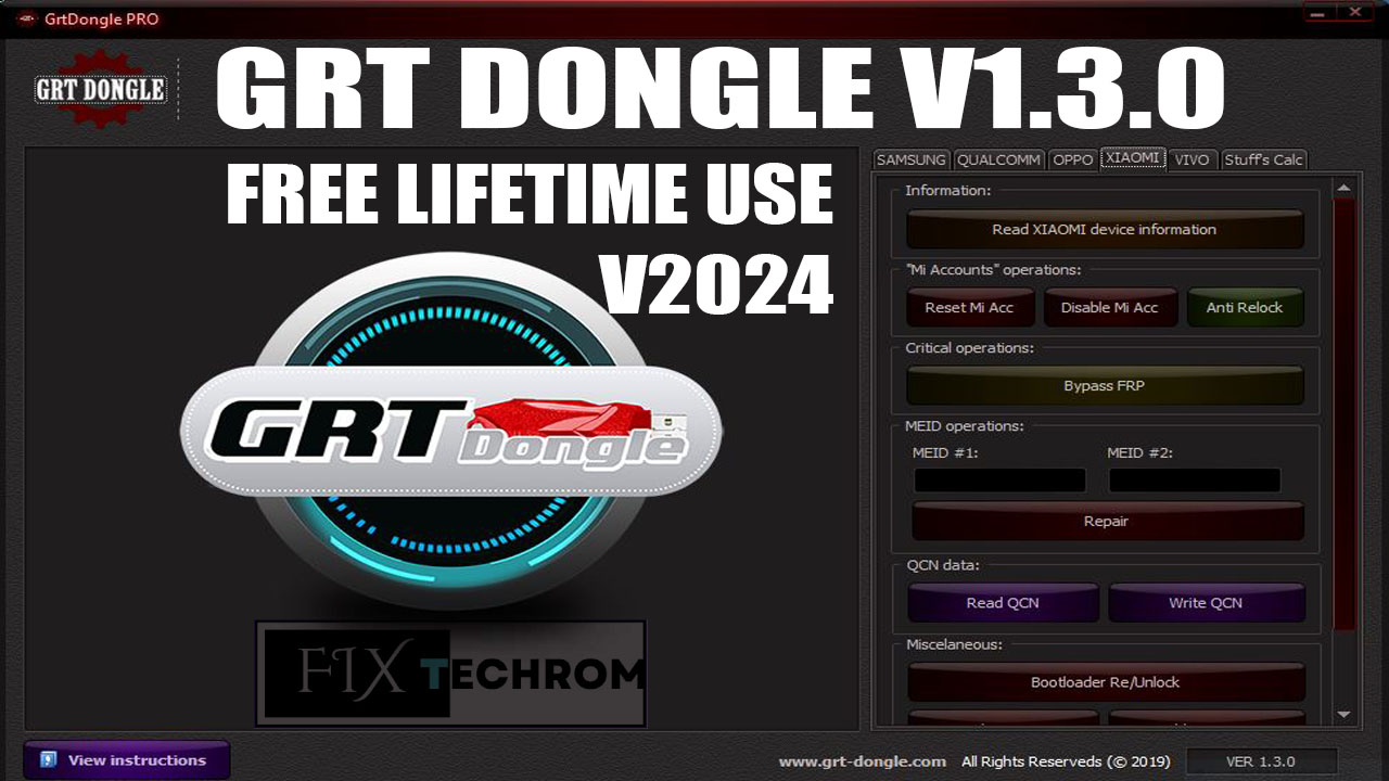GRT Dongle V1.3.0 Full Crack Version Lifetime Activate Free Download