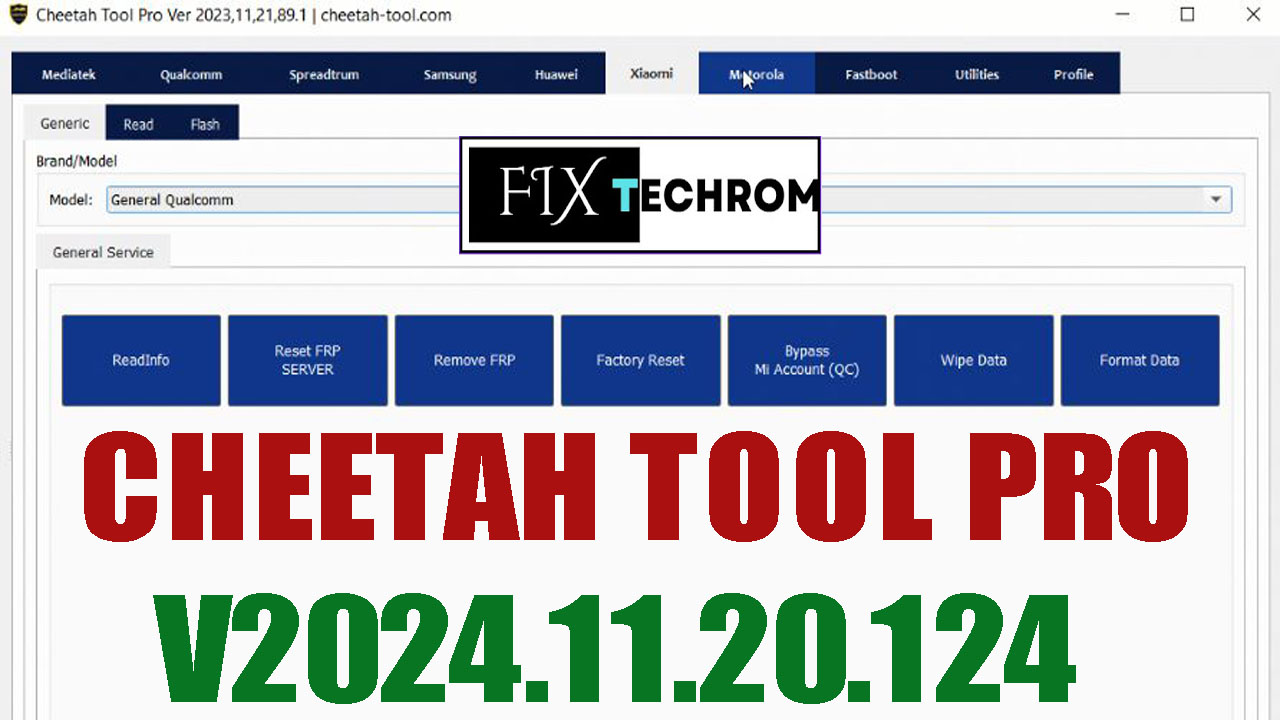 CHEETAH TOOL PRO V2024.11.20.124 Bypass MDM RESET FRP LOCK