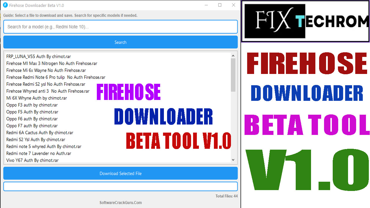 Firehose Downloader Beta Tool V1.0 Automatically Loaded on Startup