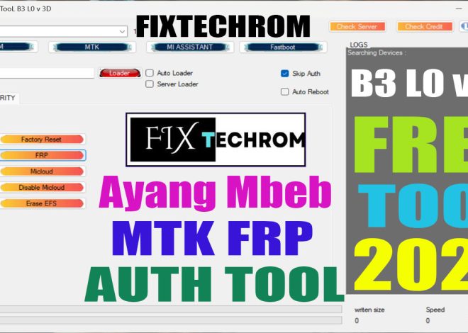 Ayang Mbeb MTK FRP Auth Tool B3 L0 v3D Free Download