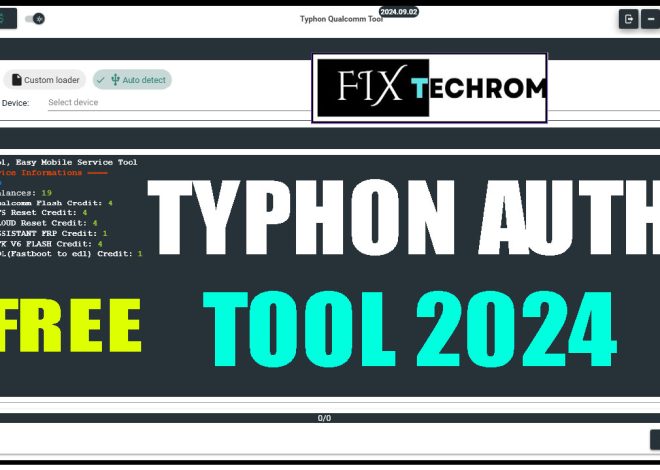 Typhon Auth Tool 2024 FRP Unlocking Added MTK V6 Flashing Free