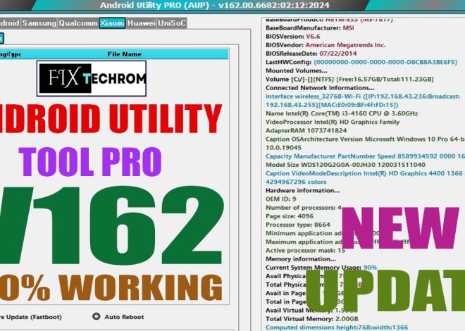 Android Utility Tool Pro V162 Fix RPMB/HMAC/FDE keys Free Download