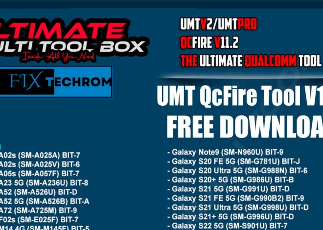 UMT QcFire Tool V11.2 Reset Mi Account Free Download