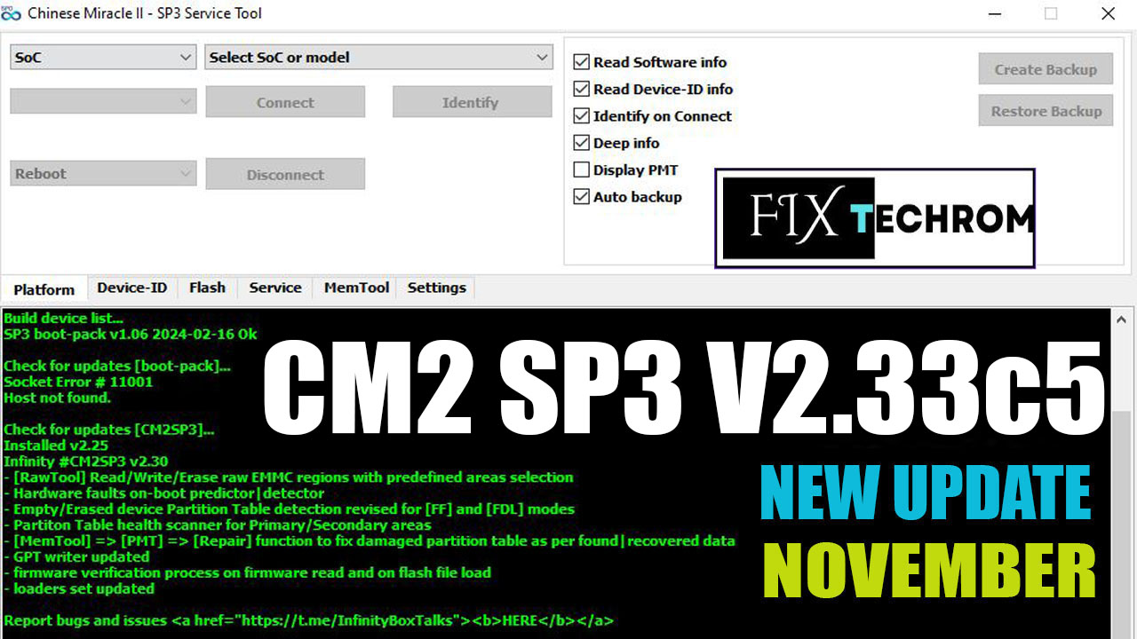 Infinity CM2 SP3 v2.33c5 Latest Version Free Download