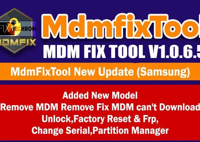 MDM Fix Tool V1.0.6.5 Latest New Version Free Download