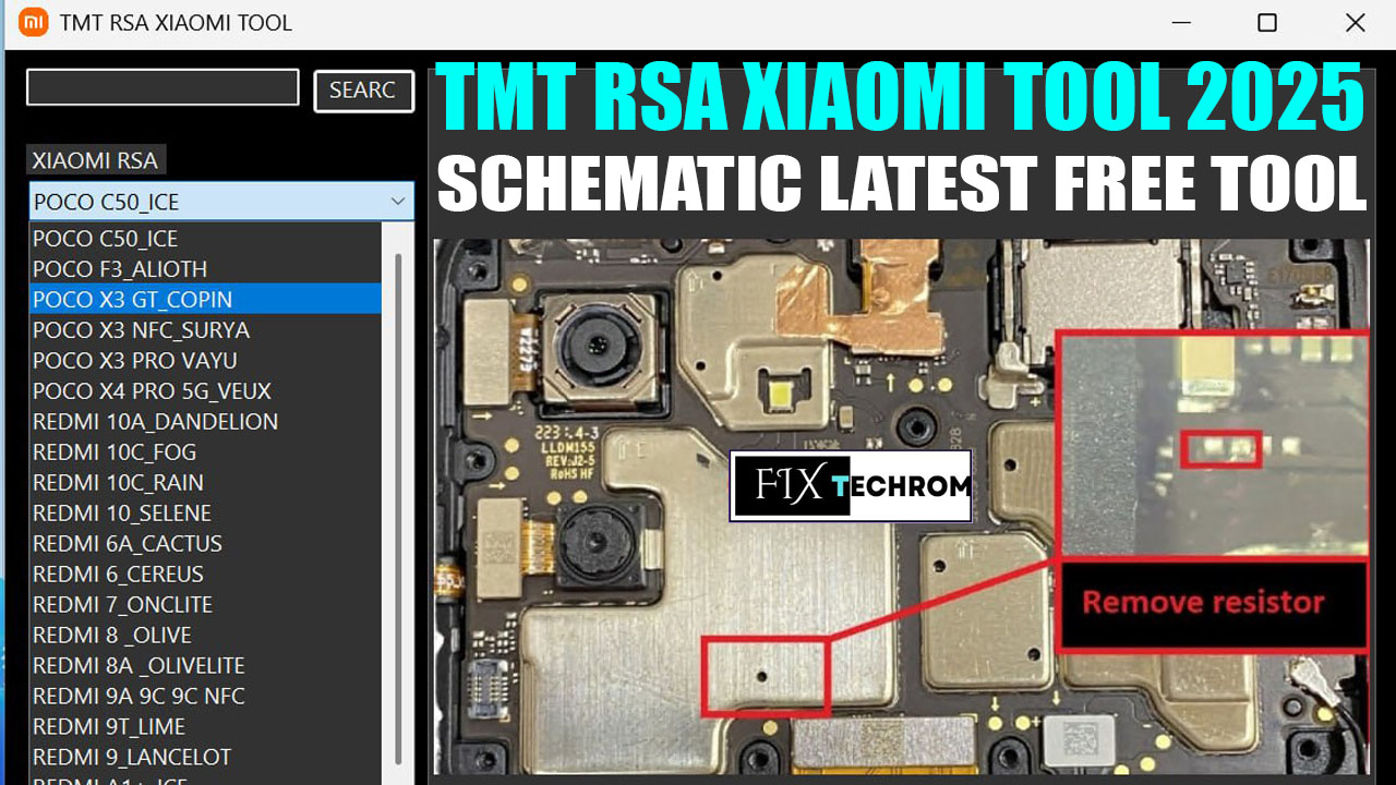 TMT RSA Xiaomi Tool 2025 Schematic Latest Free Tool
