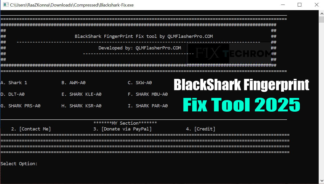 BlackShark Fingerprint Fix Tool 2025 Free Download