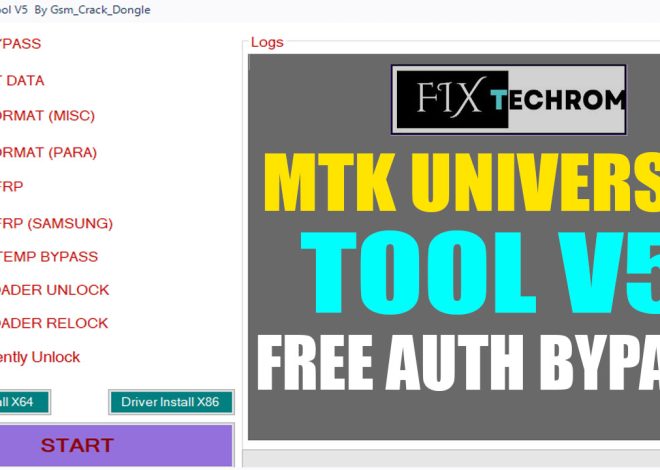 MTK UNIVERSAL TOOL V5 FREE AUTH BYPASS 2025