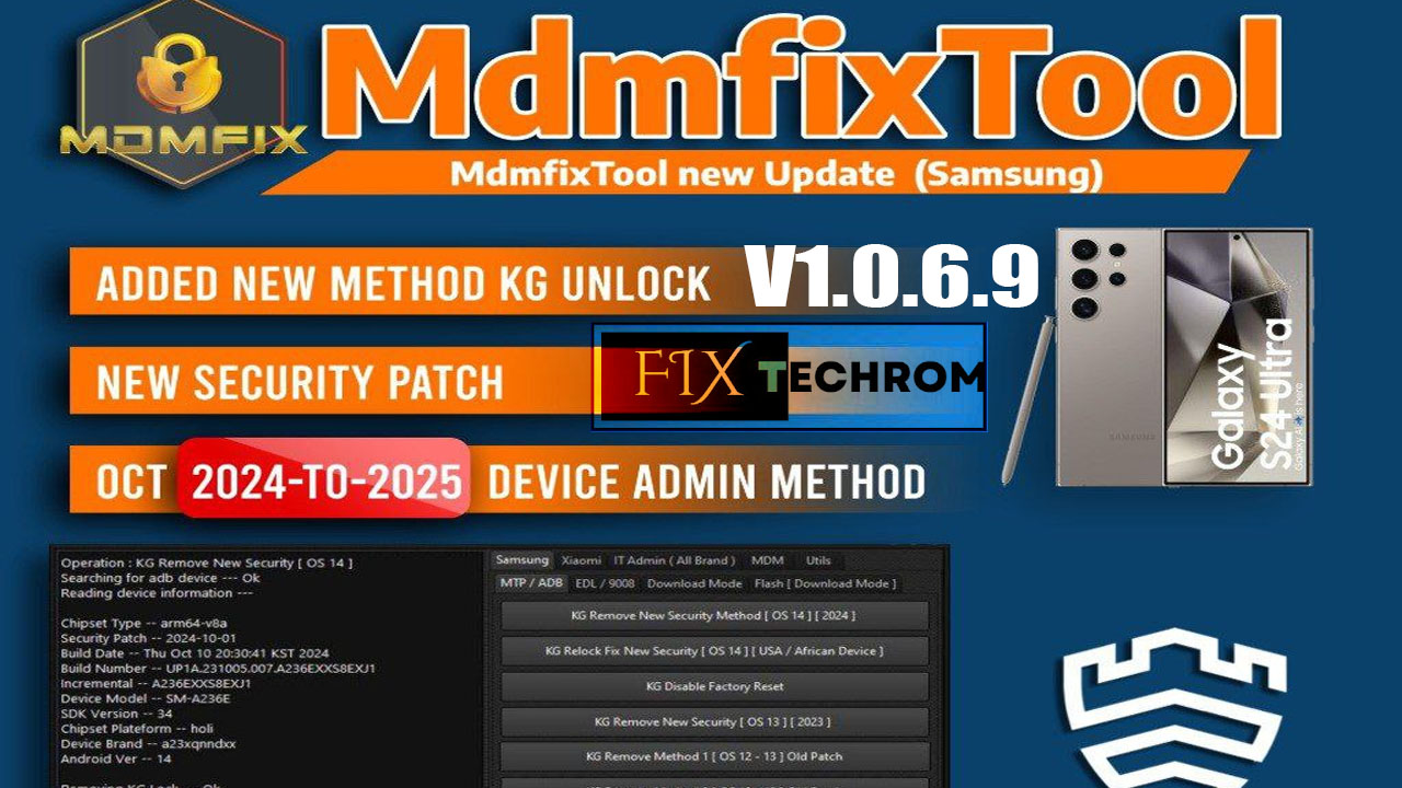 MDM Fix Tool V1.0.6.9 New KG Unlock 2025