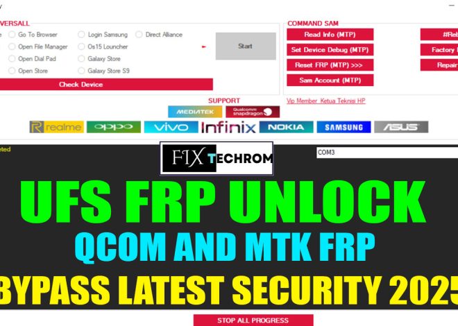 UFS FRP Unlock Ribak MTP Free Tool 2025