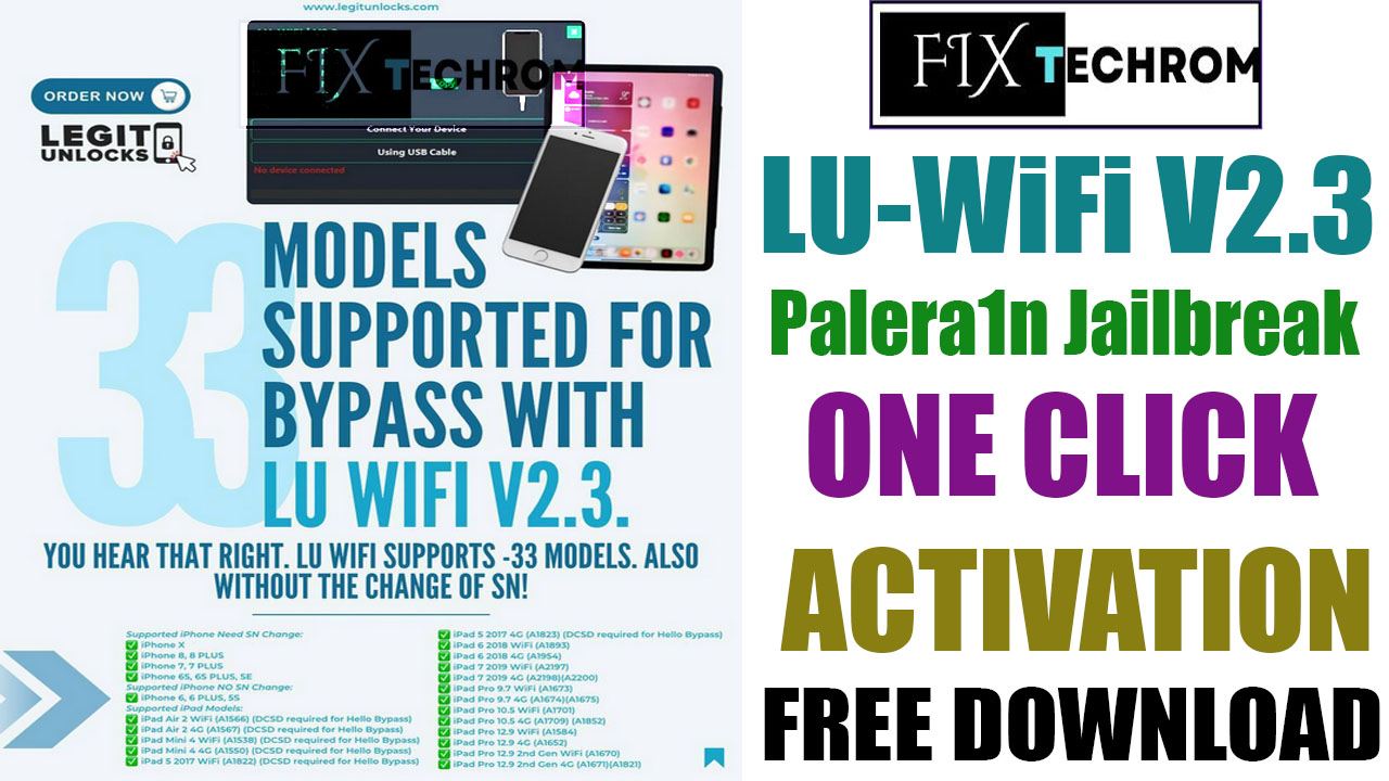 LU-WiFi V2.3 Palera1n Jailbreak Free Download