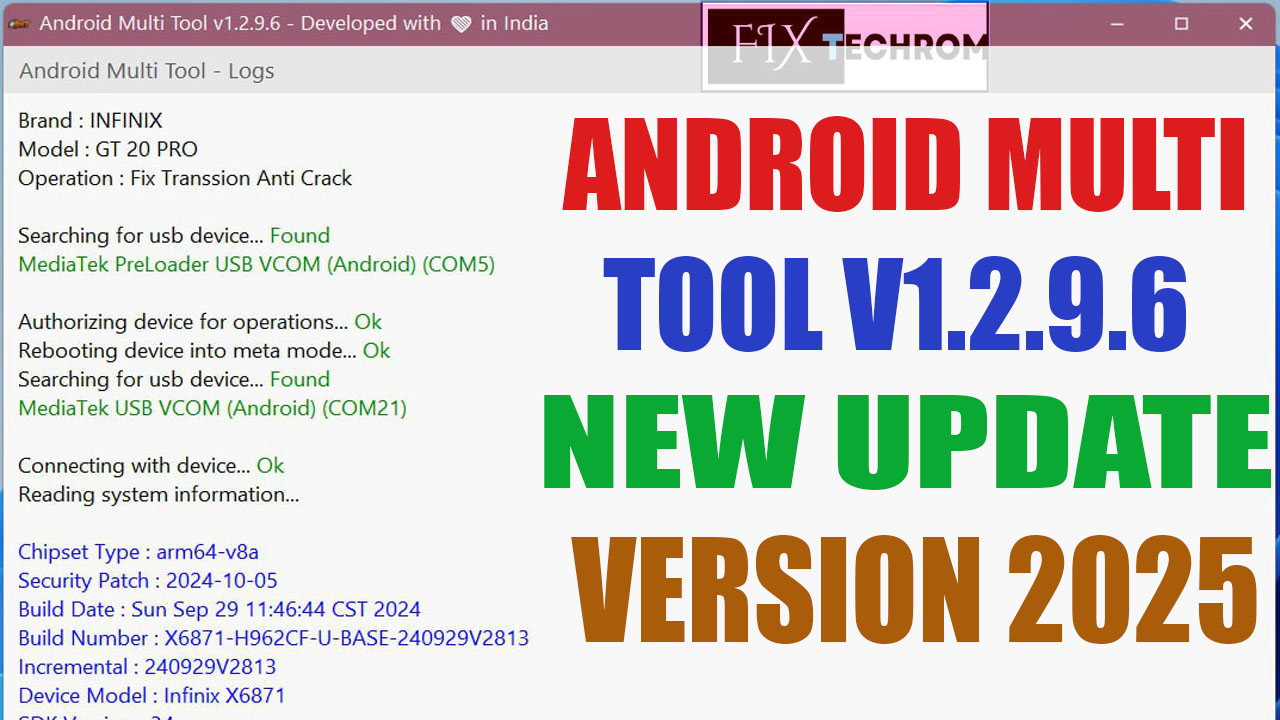 Android Multi Tool v1.2.9.6 Mi Account Remove Free