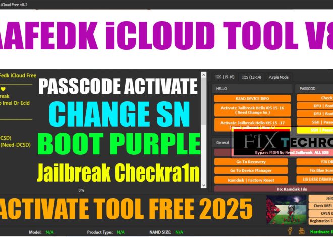 HaaFedk iCloud Tool v8.2 Latest Version 2025 Free Download