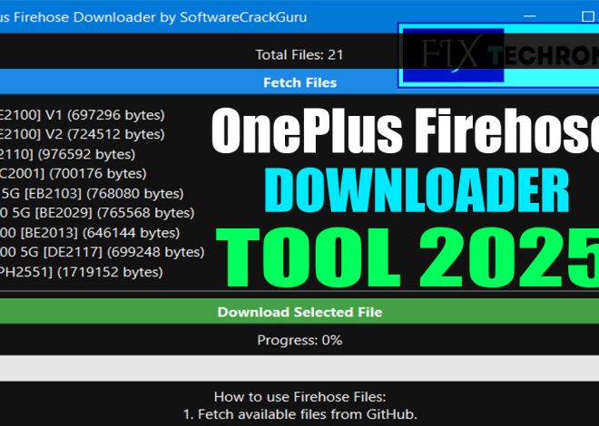 OnePlus Firehose Downloader Tool 2025 Free Download